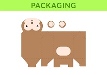 çocuklar için hazır hayvan model maketi şablonu, paper craft model animals